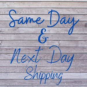 same day & next day shipping